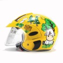 Motorcycle Children Helmet ABS Open Face Protective Warm Cycling Motocross