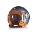 Motorcycle ECE Safety Half Face Helmet Air Force For B-110