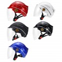Motorcycle Electric vehicle Helmet UNISEX summer Rain proof Half helmet anti-sunburn ultraviolet-proof brown lens 55-62cm