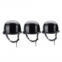 Motorcycle German Style Half Face Helmet Motocross Bike Bright Black M/L/XL