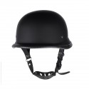 Motorcycle German Style Half Face Helmet Motocross Matte Black M/L/XL