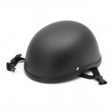 Motorcycle Helmet Vintage Half Face Cap Matte Black