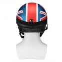 Motorcycle Open 3/4 Half Face Helmet With Goggles Sun Visor Adjustable