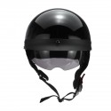 Motorcycle Retro Vintage Half Open Face Helmet Sun Visors Quick American Style