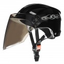 316 Motorcycle Half Face Helmet Electric Scooter Bicycle Helmet With Visor Lens