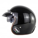 Retro Half Face Helmet Safety Motorcycle Scooter Vintage Motorcycles Helmett Riding For Men And Women With Free Goggles