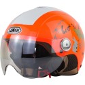 SM210 Electric Car Motorcycle Half Helmet Four Season Universal Men Women Riding Helmet With W Visors