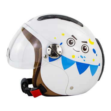 SM306 Children Helmet Electric Car Breathable Sunscreen Scooter Moto Helmets Child Safety Hat With Removable Lens