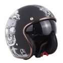 SM521 Electric Vehicle Motorcycle Helmet Men Women Retro Helmet Four Seasons Universal Half Helmet