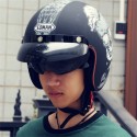 SM521 Electric Vehicle Motorcycle Helmet Men Women Retro Helmet Four Seasons Universal Half Helmet