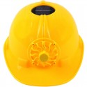 Solar Charging Power Air Conditioner Cooling Fan Outdoor Working Hard Hat Construction Worker Helmet