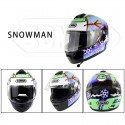 SM962 DOT Motorcycle Helmet Full Face Motocross With bluetooth Headset
