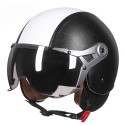 Unisex ABS Motorcycle Covered Type Electric Half helmet Air Force Safety Helmet