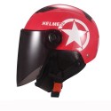 Universal Unisex Motorcycle Scooter Half Face Helmet With Brown Lens Breathable