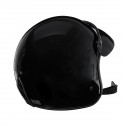 Vintage Motorcycle Helmet 3/4 with Visor Lens Half Face Scooter Safety