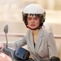 Black Electric Bicycle Helmet Motorcycle Helmets Open Face Visors Men Women Summer Scooter Motorbike Moto Bike Helmet