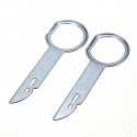 2x Radio Stereo Release Removal Tool Key for VW Audi Mercedes Porsche