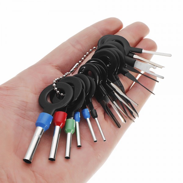 59Pcs Terminal Removal Tool Electrical Wiring Crimp Connector Pin Extractor Kit Automobiles Terminal Repair Hand Tools