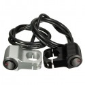 12V 10A Motorcycle Handbar Grip Light Switch On/Off Aluminum Alloy with Indicator