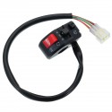 12V 7/8inch Motorcycle Handlebar Switch Turn Signal Light Horn Right Side