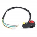 12V Motorcycle LED Headlights Switch Handlebar Installation Driving Working Spot Light ON-OFF