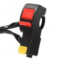 22mm 0.87in Universal Motorcycle Handlebar Stall Flash Kill Stop Button Headlight Headlamp Switch