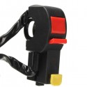 22mm 0.87in Universal Motorcycle Handlebar Stall Flash Kill Stop Button Headlight Headlamp Switch