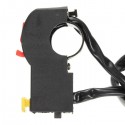 22mm 0.87in Universal Motorcycle Handlebar Stall Flash Kill Stop Button Headlight Headlamp Switch