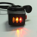 24/36/48V E-Bike Electric Car Throttle Engine 3 LED Indicator Display Button Switch