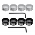 4pcs Spark Plug Motorcycle Head Bolt Cap Cover For Harley Twin Cam Touring 1999-17 & Sportster