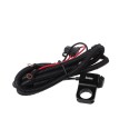 MK2W 12V Motorcycle Led Light Switch Wire Harness ATV Handlebar Fog Spotlight On Off Switch