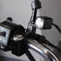 MK51 Reset Momentary Motorcycle Rear View Mirror Bracket Switch Headlight Fog For Sport Dirt Electric Bike