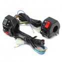 Motorcycle 7/8inch 22mm 12V Handlebar Switch Horn Turn Signal Headlight Electrical Start