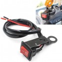 Motorcycle ATV Quad Bike Headlight On/Off Switch Rear View Mirror Wire
