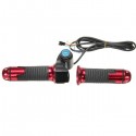 12V-99V Universal Motorcycle Voltage Display Digital Handlebar Grip With Lock Keys