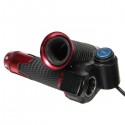 12V-99V Universal Motorcycle Voltage Display Digital Handlebar Grip With Lock Keys