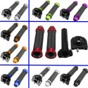 22mm CNC Aluminum Throttle Tube Handbar Grips For Motorcycle Dirt Bike