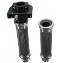 22mm CNC Aluminum Throttle Tube Handbar Grips For Motorcycle Dirt Bike