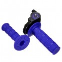 22mm Throttle Grips Twist With Cable Quick Action For 140cc 150cc Pit Dirt Bike Blue