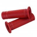 22mm/24mm Rubber Handlebar Hand Grips Bar End For Motorcycle Bike ATV Dirt Cafe Racer