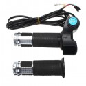 24V 36V 48V Scooter EBike Electric Throttle Grip Handlebar With LED Digital Meter