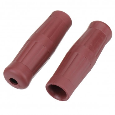 25mm 1 inch Motorcycle Vintage Classic Coke Bottle Handlebar Rubber Hand Grips