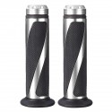 7/8 Inch 22mm Aluminum Motorcycle Handlebar Gel Hand Grips Bar Rubber