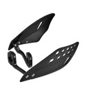 7/8 inch22mm 7 Color Universal Motorcycle Double-sided Carbon Fiber Anti-fall Hand Guards Protect The Brake Lever Windshield Handle Device