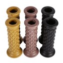 7/8inch Universal Motorcycle Cafe Racer Classic Rubber Handlebar Hand Grips Bar