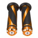 CNC Aluminum 7/8 Motorcycle Handlebar Rubber Hand Grips