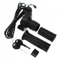 DC 12V-84V Throttle Twist Handlebar LCD Digital Meter W/ Keys For Electric Motorcycle Scooter