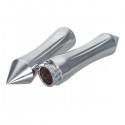 Motorcycle Spike Chrome Handlebar Moto Grips 7/8