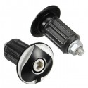 Pair 17mm Scooter Handlebar Plug Poker Pattern For Yamaha/Suzuki