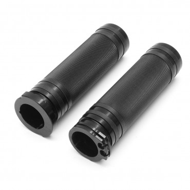 Pair 1inch 25mm Motorcycle Handlebar Hand Grips For Harley Sportster Cruiser Bobber